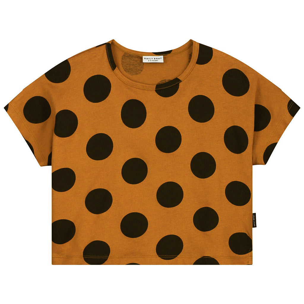 T-shirt Polka Oversized Sandstone