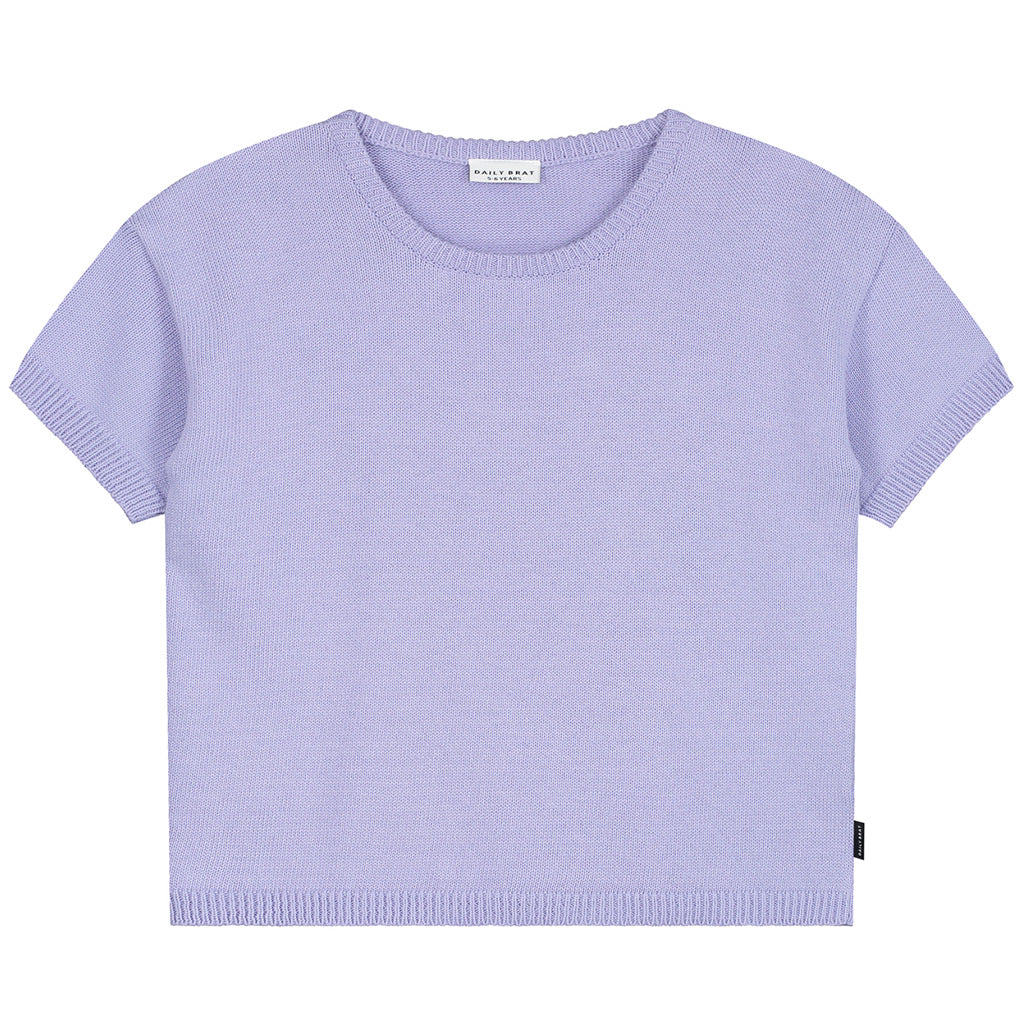 T-shirt Summer Knitted Lilac