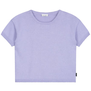 T-shirt Summer Knitted Lilac