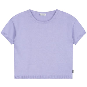 T-shirt Summer Knitted Lilac