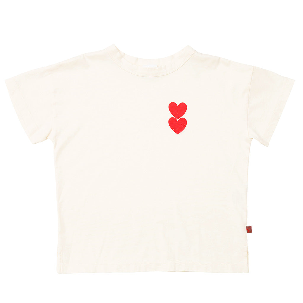 Tee Twin Heart Off White