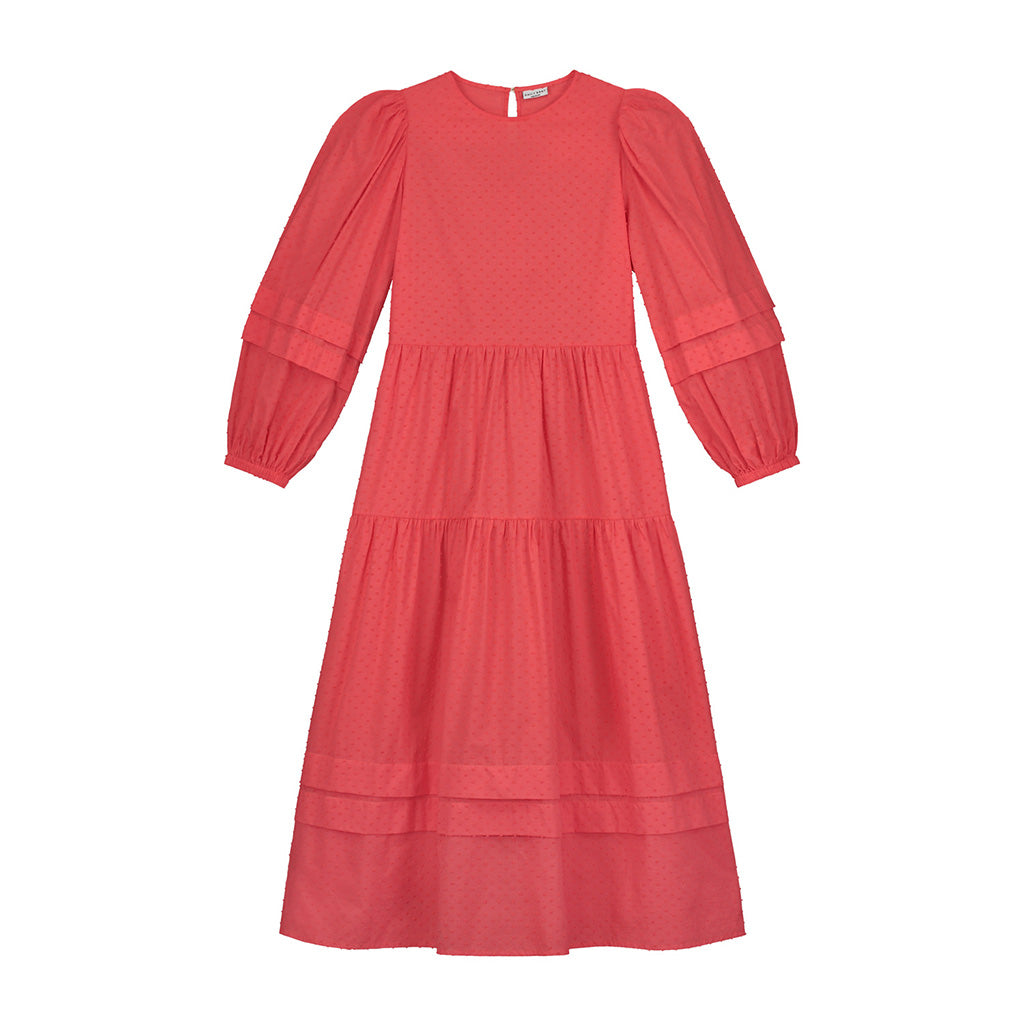 Dress Mom Rose Coral Red Across the Street