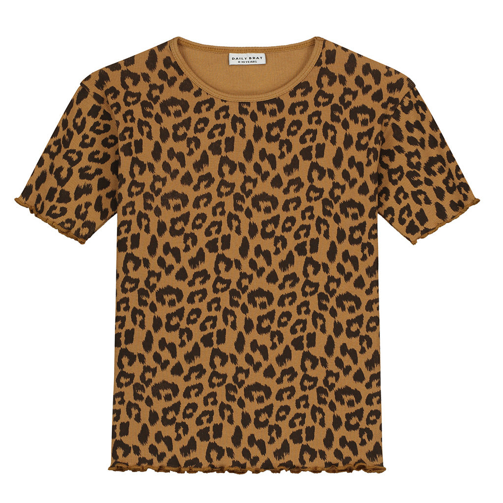T-shirt Rosie Leopard DK Sandstone