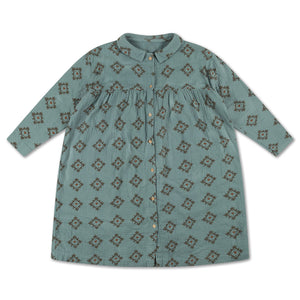 Dress Collar Tiles Heart All Over