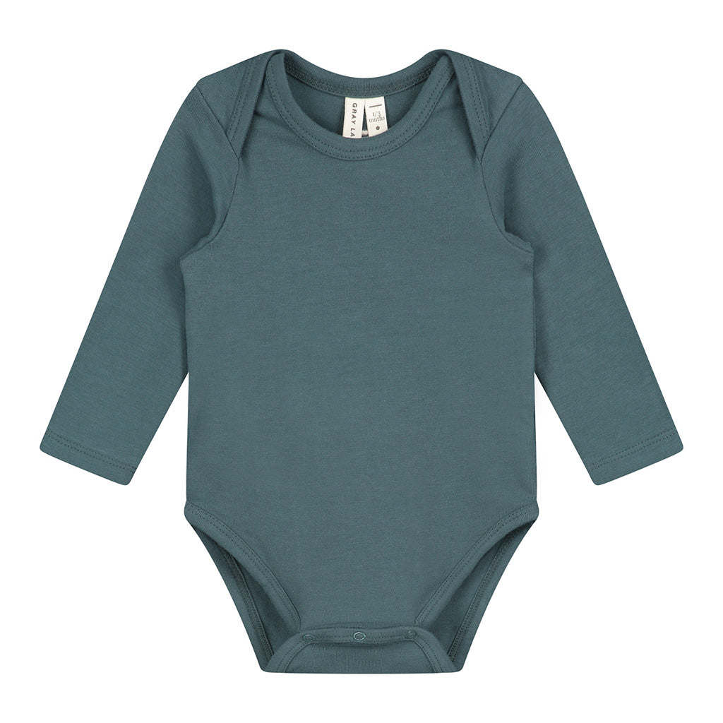 Onesie Longsleeve Blue Grey