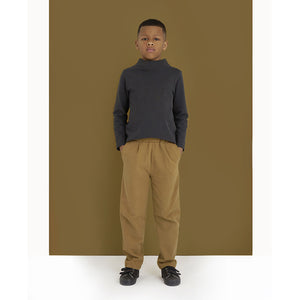 Trousers Pleated Relaxed Peanut