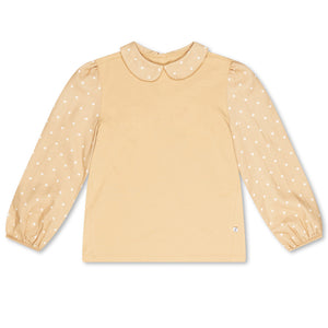 Tee Fancy Nude Dot Block