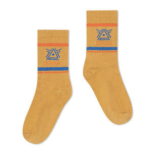 Socks Sporty Caramel Logo