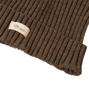 Hat Knitted Brown