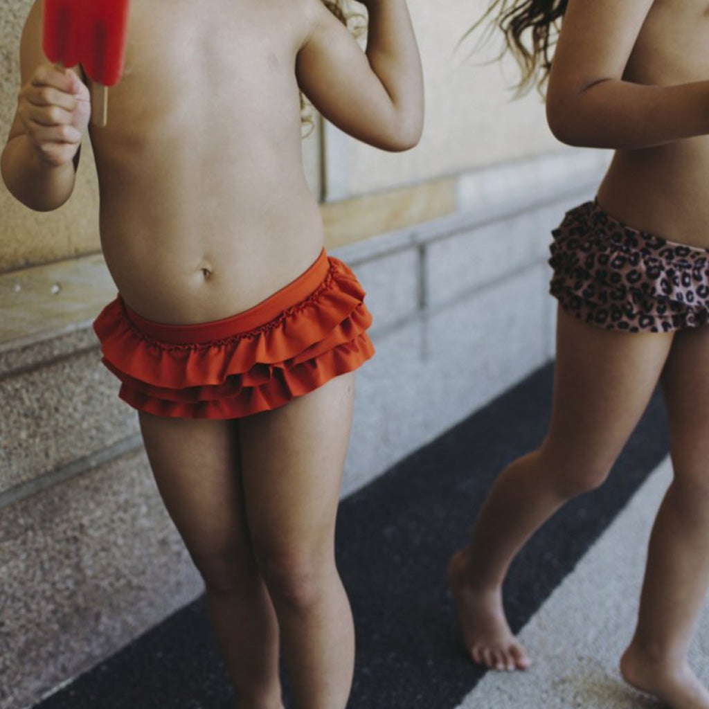 Swimshort Ruffle Spicy Parrot