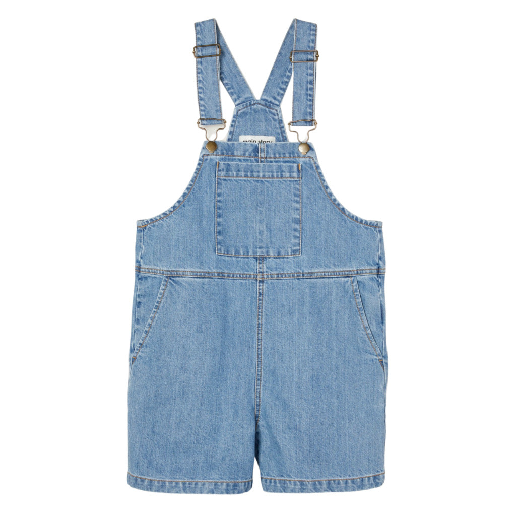 Dungaree Short Demi Wash