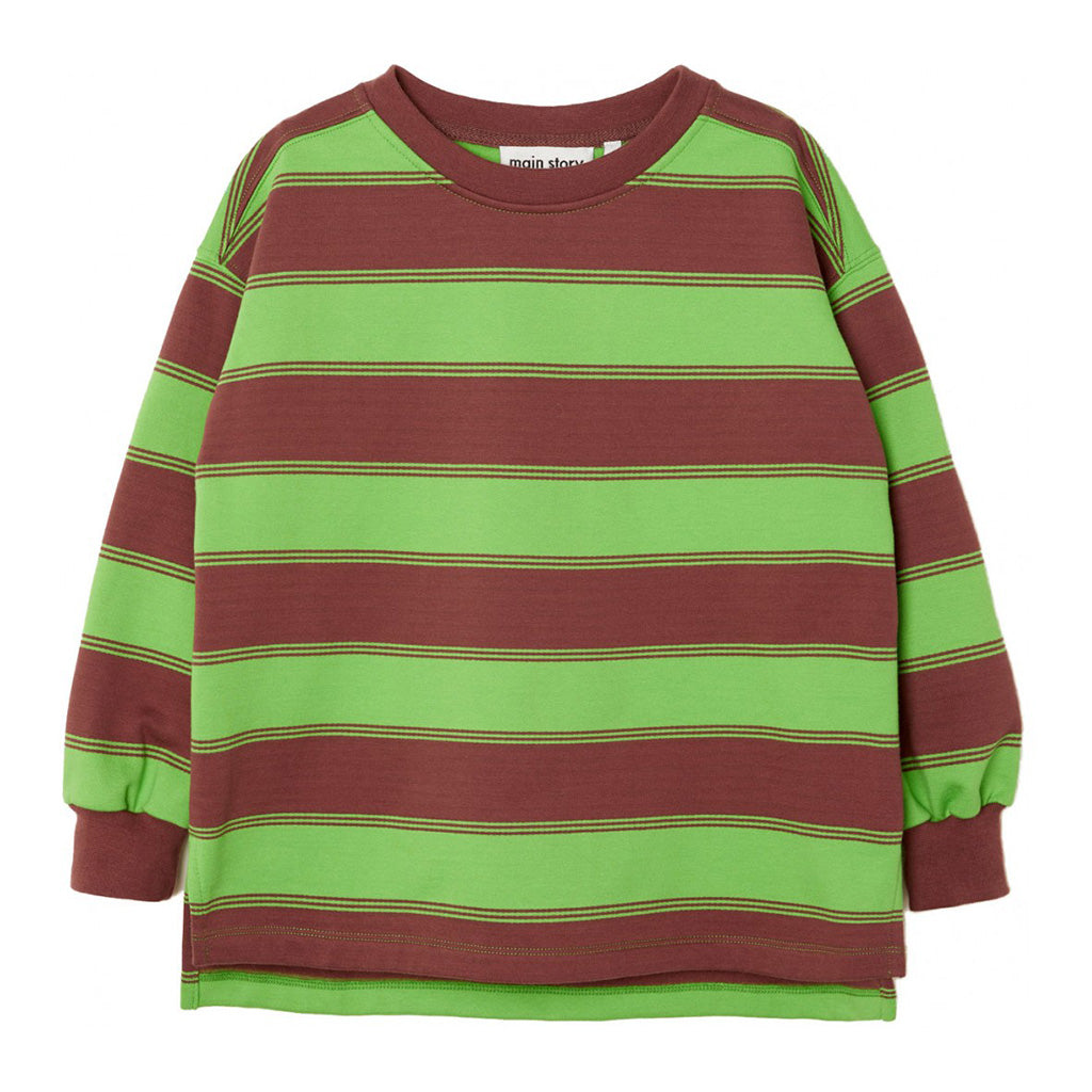 Sweatshirt Oversized Chocolate Green