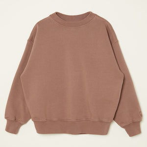 Sweatshirt Oversized Plain Cognac
