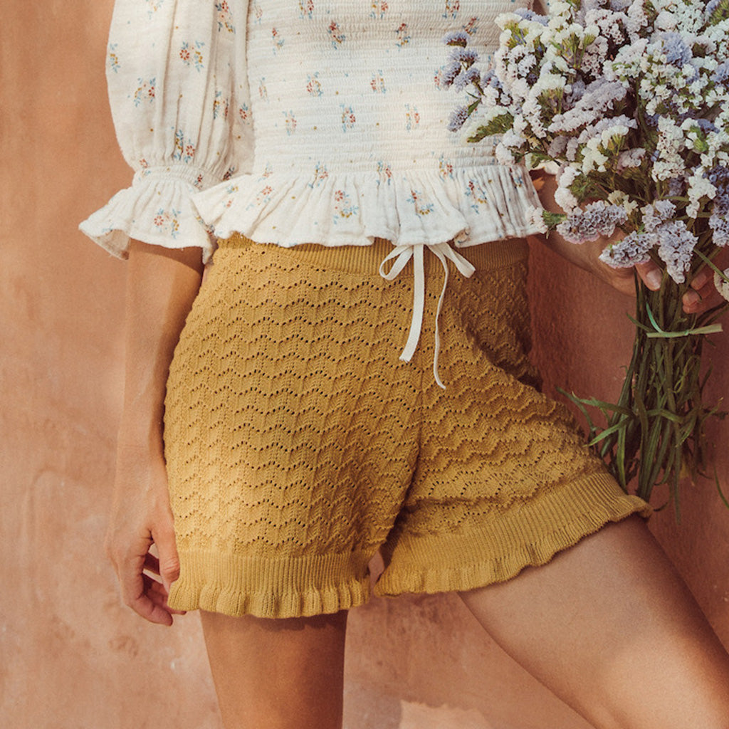 Shorts Knit Lulu Pistachio