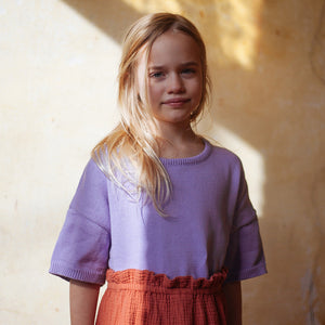 T-shirt Summer Knitted Clay