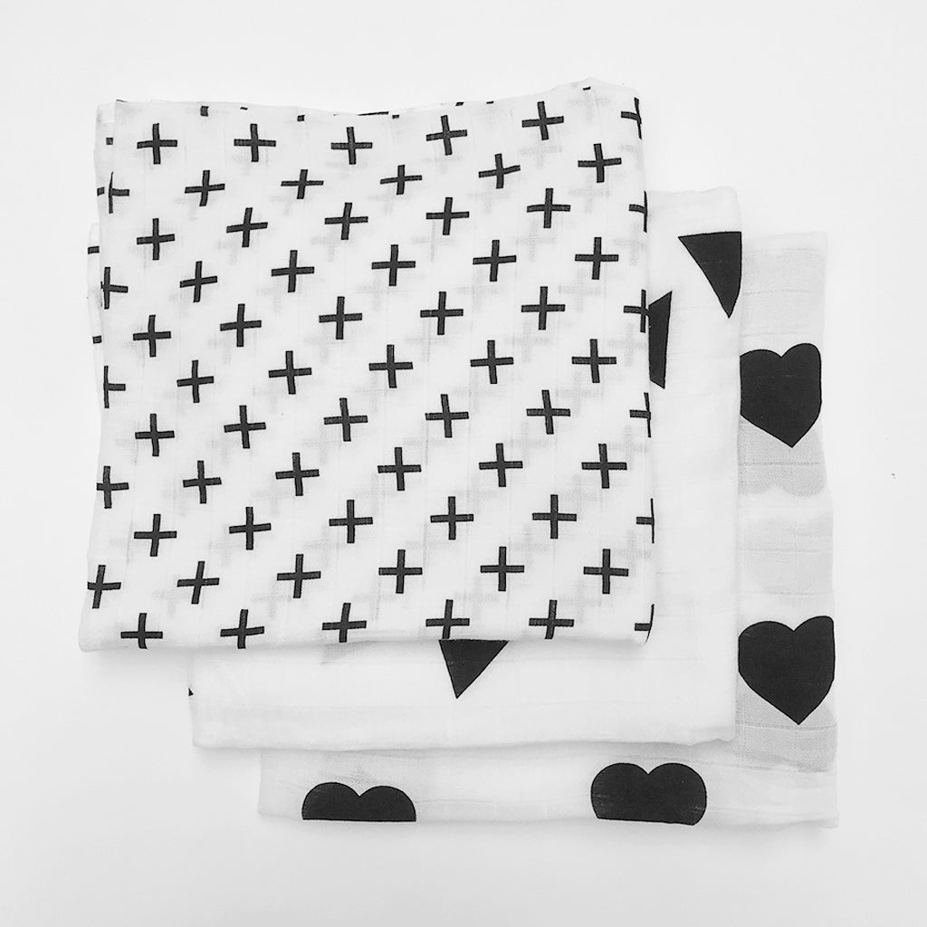 Swaddle Muslin Crosses