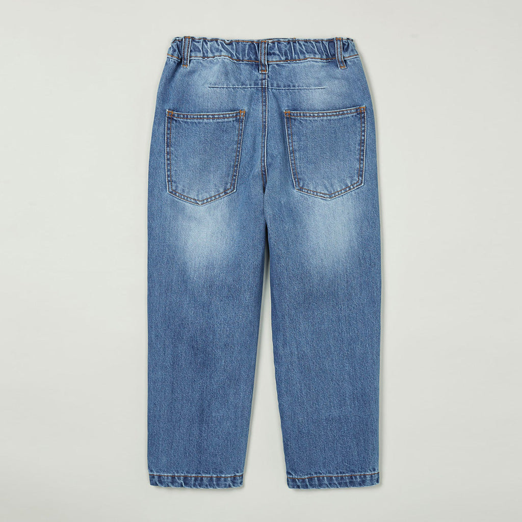 Jean Tapered Wash Blue
