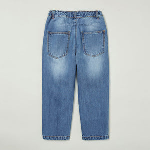 Jean Tapered Wash Blue