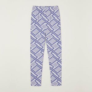 Legging Dapple Grey Geo Print