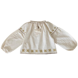 Blouse Folk Ecru