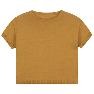 T-shirt Summer Knitted Sandstone