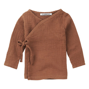 Wrap Top Muslin Warm Earth