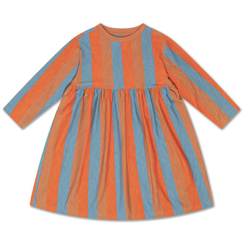 Dress Midi Multi Block Stripe