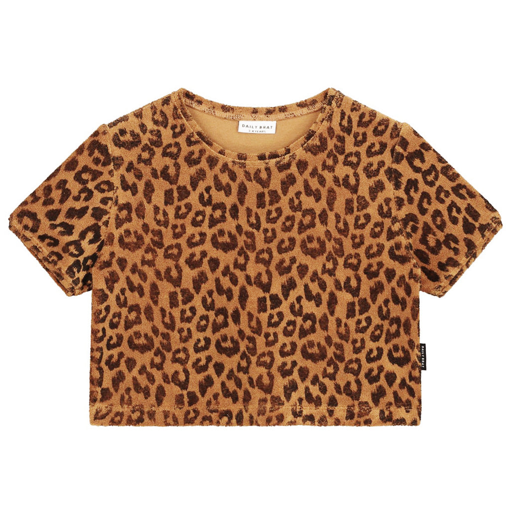 T-shirt Leopard Towel Pale Stone