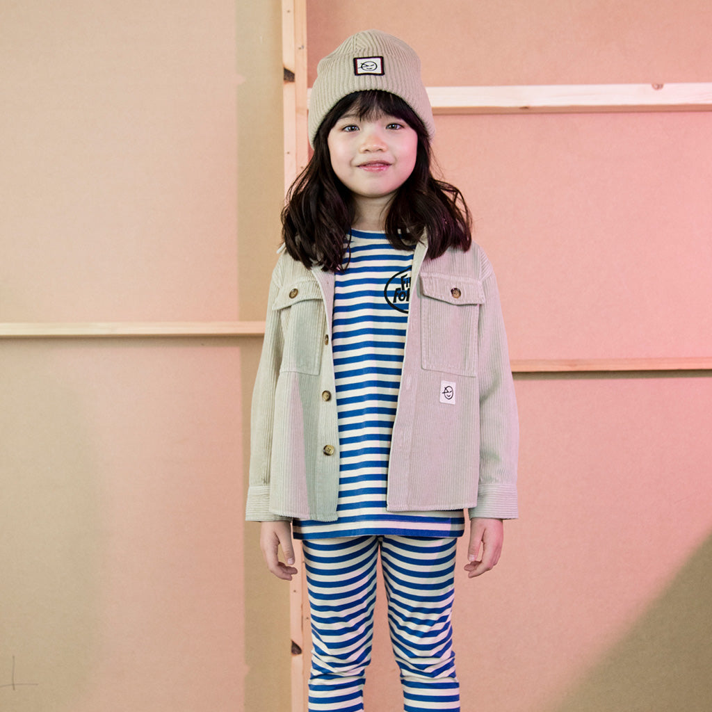 Longsleeve Fiesta Forever Stripe Buttermilk Otomi Blue