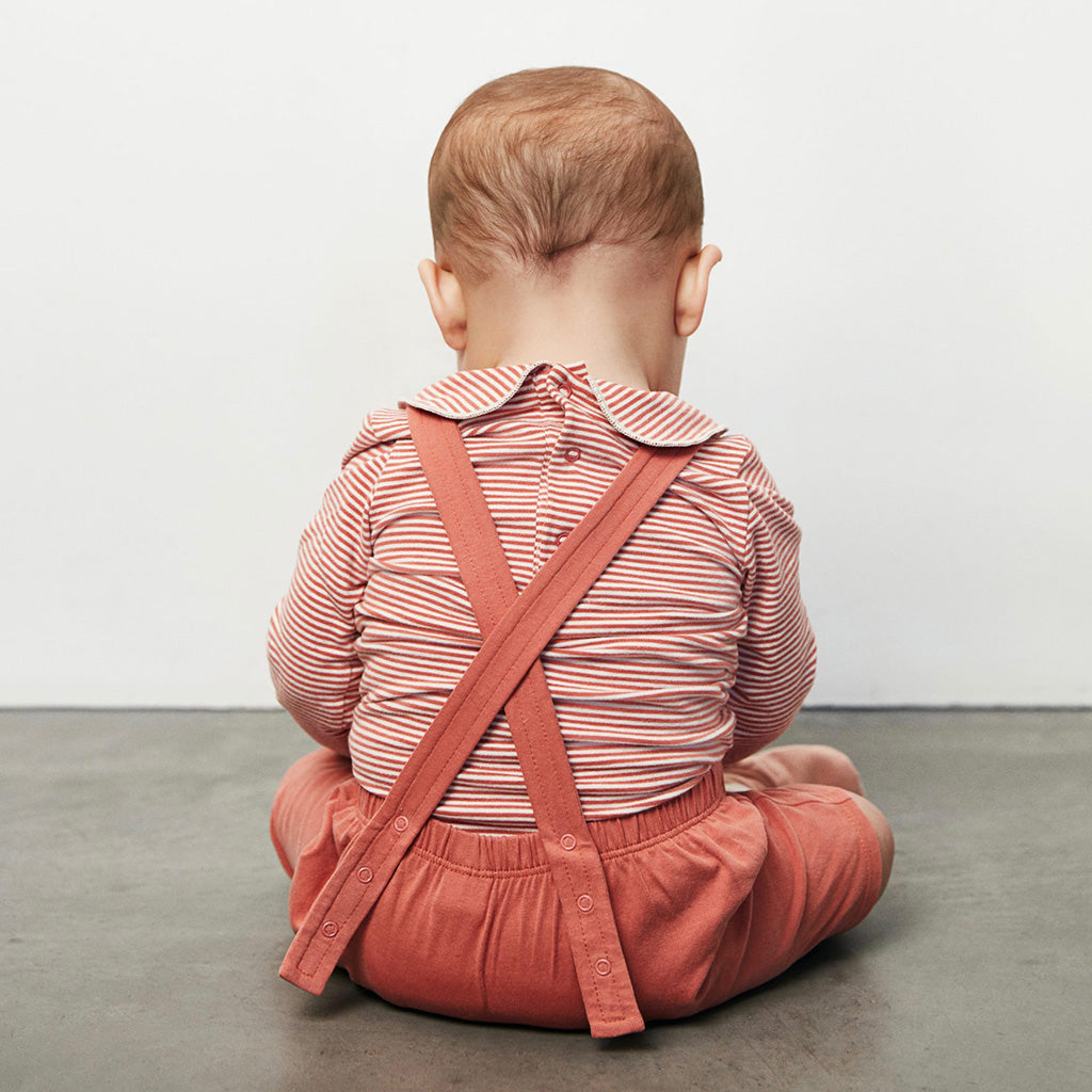 Salopette Short Baby Faded Red