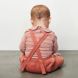 Salopette Short Baby Faded Red