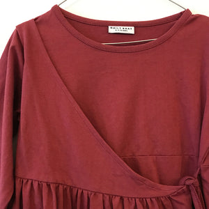 Dress Wrap Burgundy - Sample