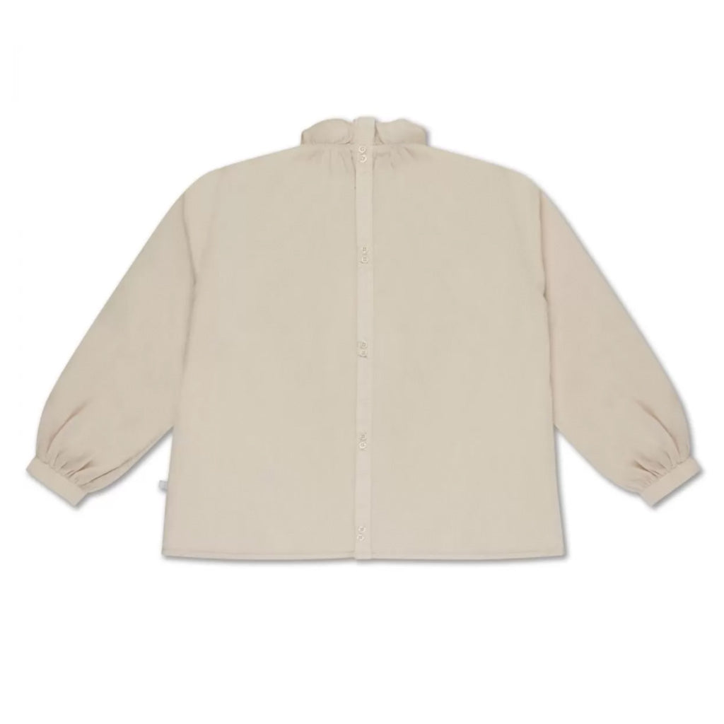 Blouse Ruffle Sand Pearl