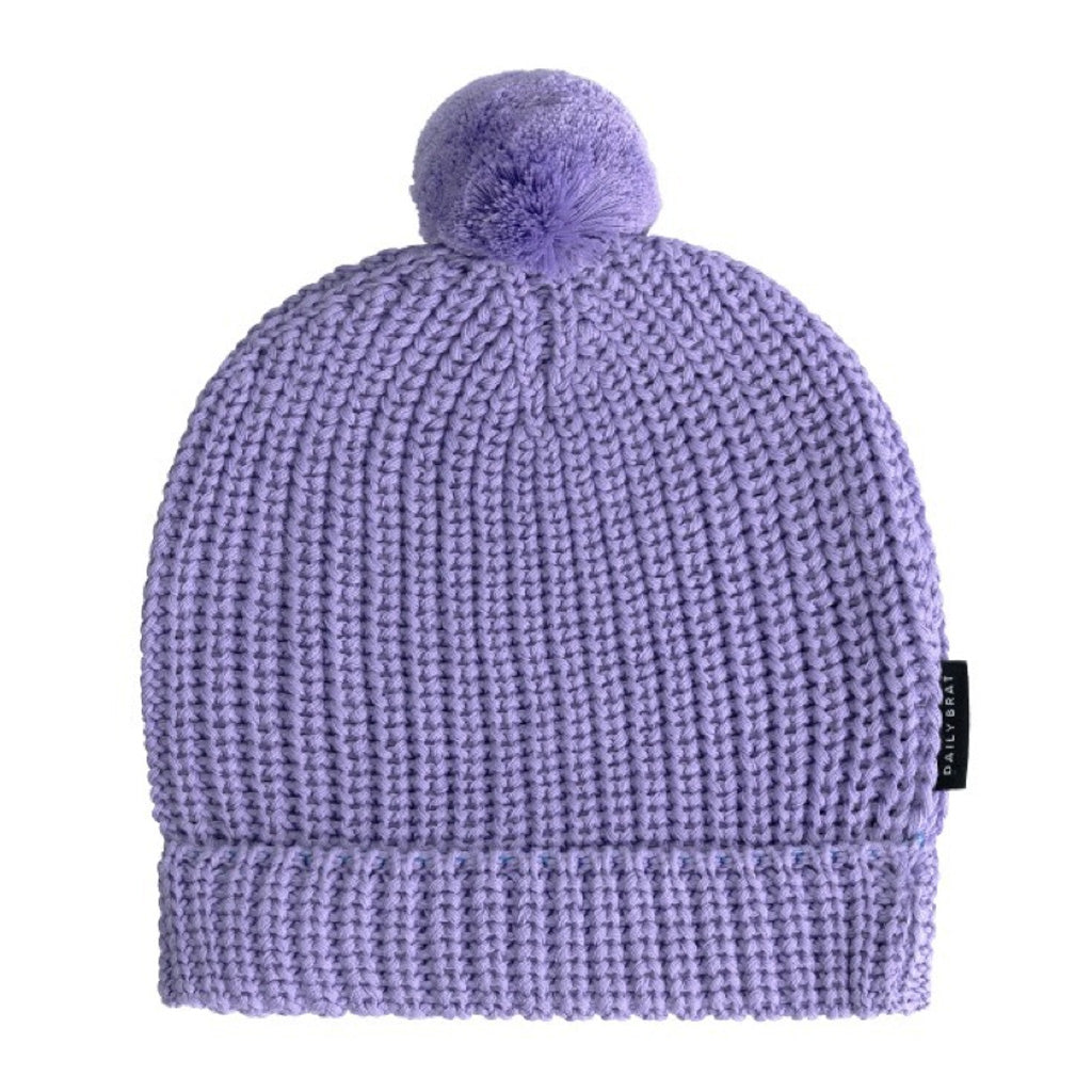 Hat Dally Knitted Winter Lilac