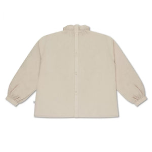 Blouse Ruffle Sand Pearl