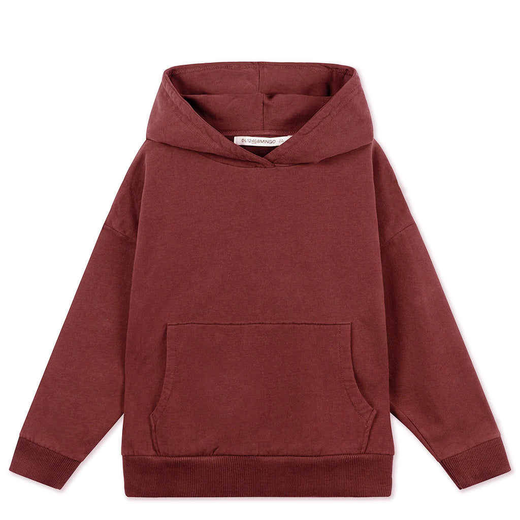 Hoodie Brick Red