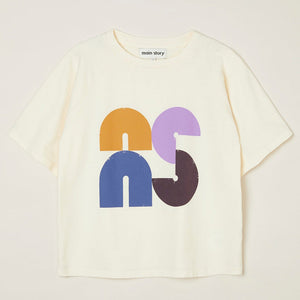 Tee Oversized White Sand