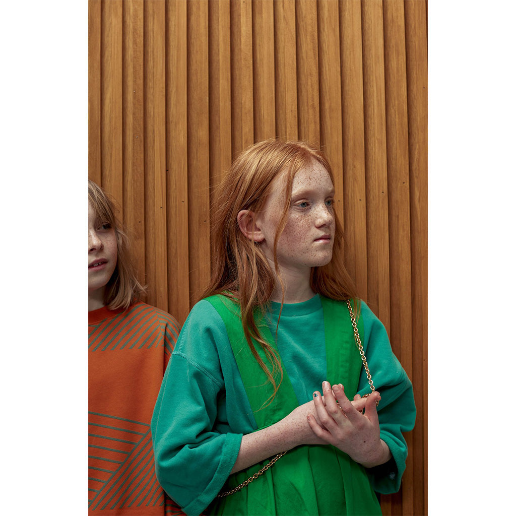 Dress Pinafore Fern Green