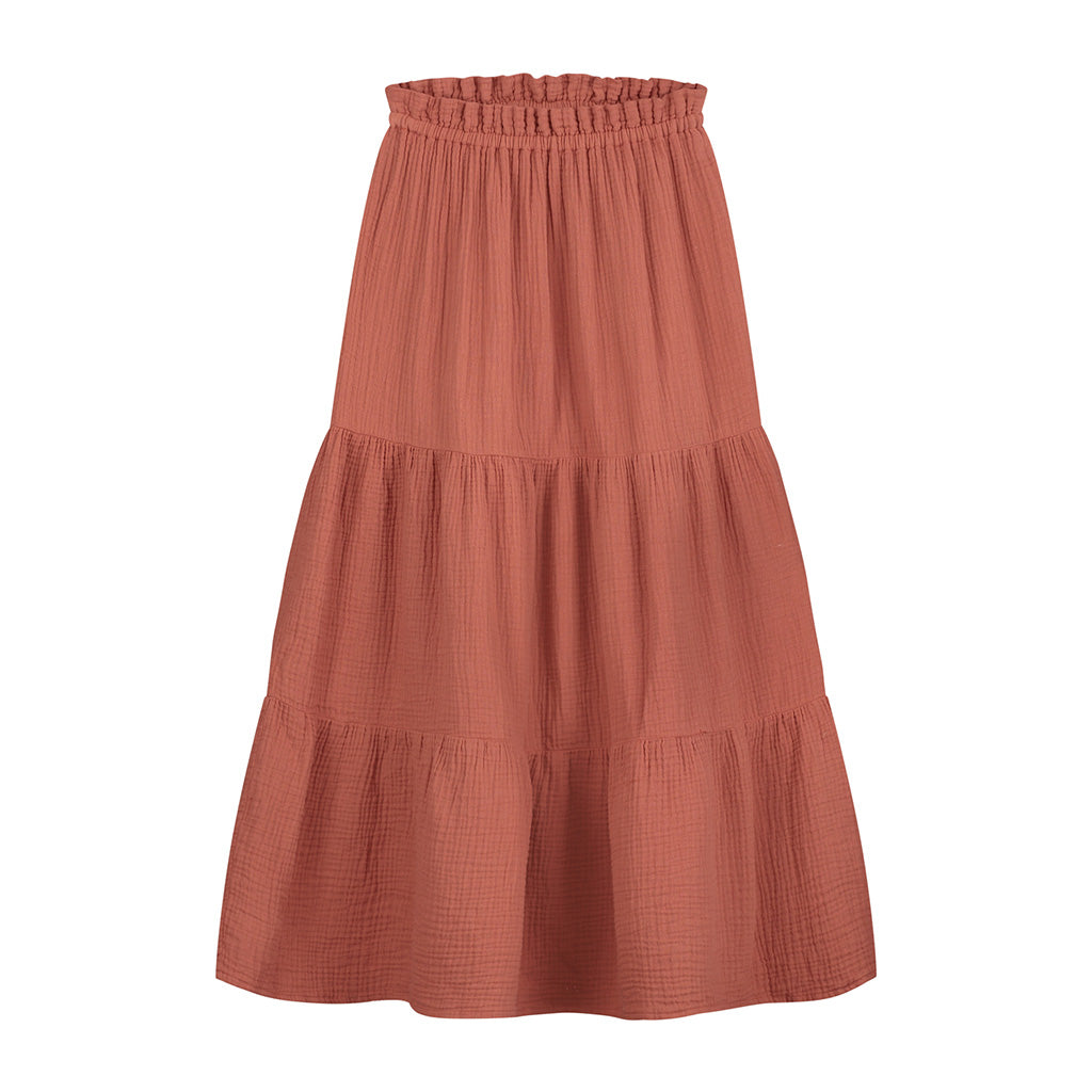 Skirt Mio Maxi Rusty Red