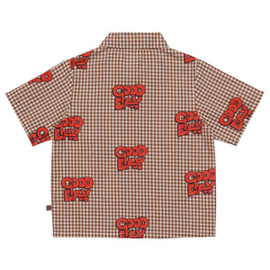 Shirt Board Caramel Gingham Red