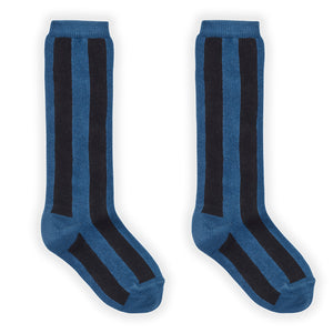 Socks Stripe Lake Blue