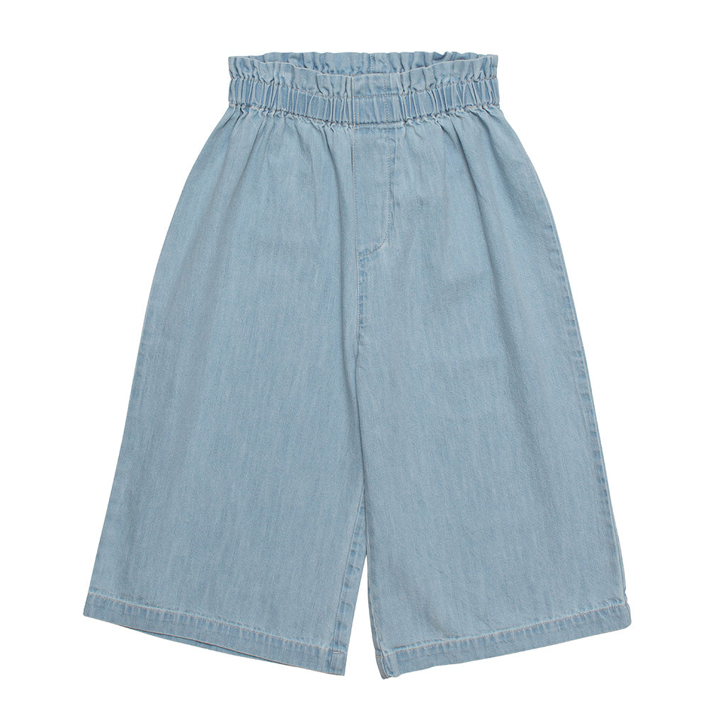 Culotte Pale Bleached Denim