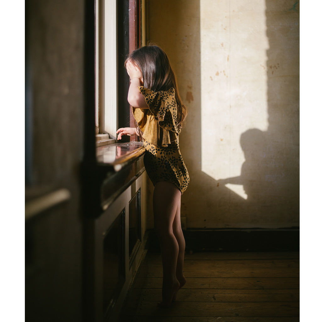 Bodysuit Ivy Ruffle Sandstone