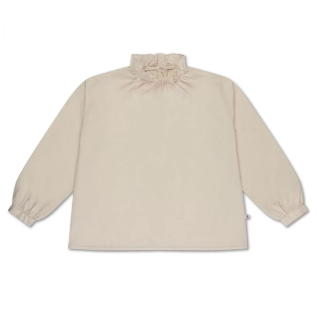 Blouse Ruffle Sand Pearl