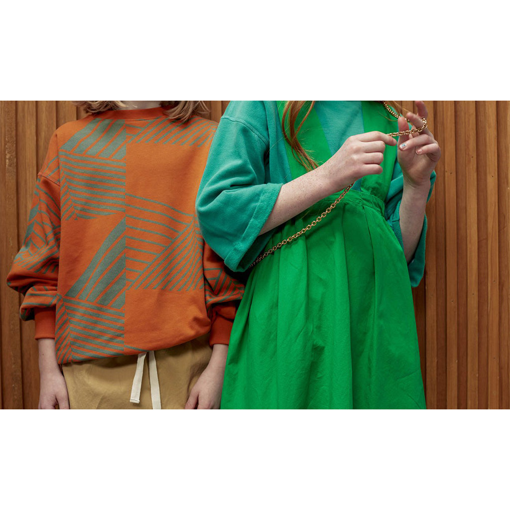 Dress Pinafore Fern Green