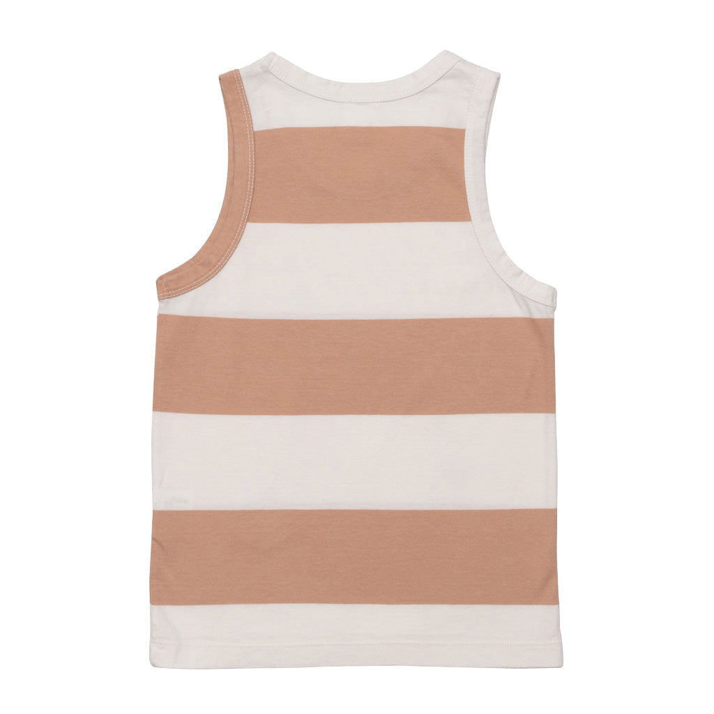 Vest Stripe Cloud Pink Earth