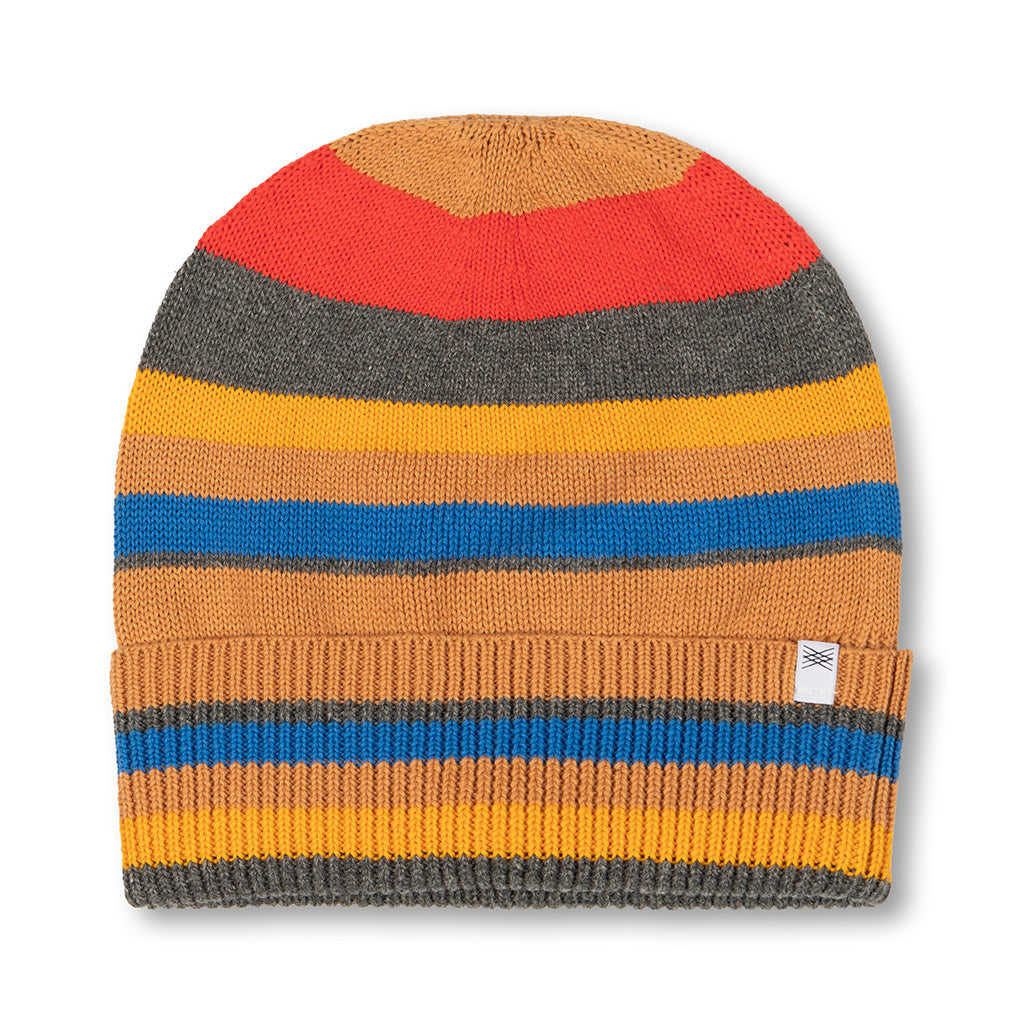 Hat Knit Multi Stripe