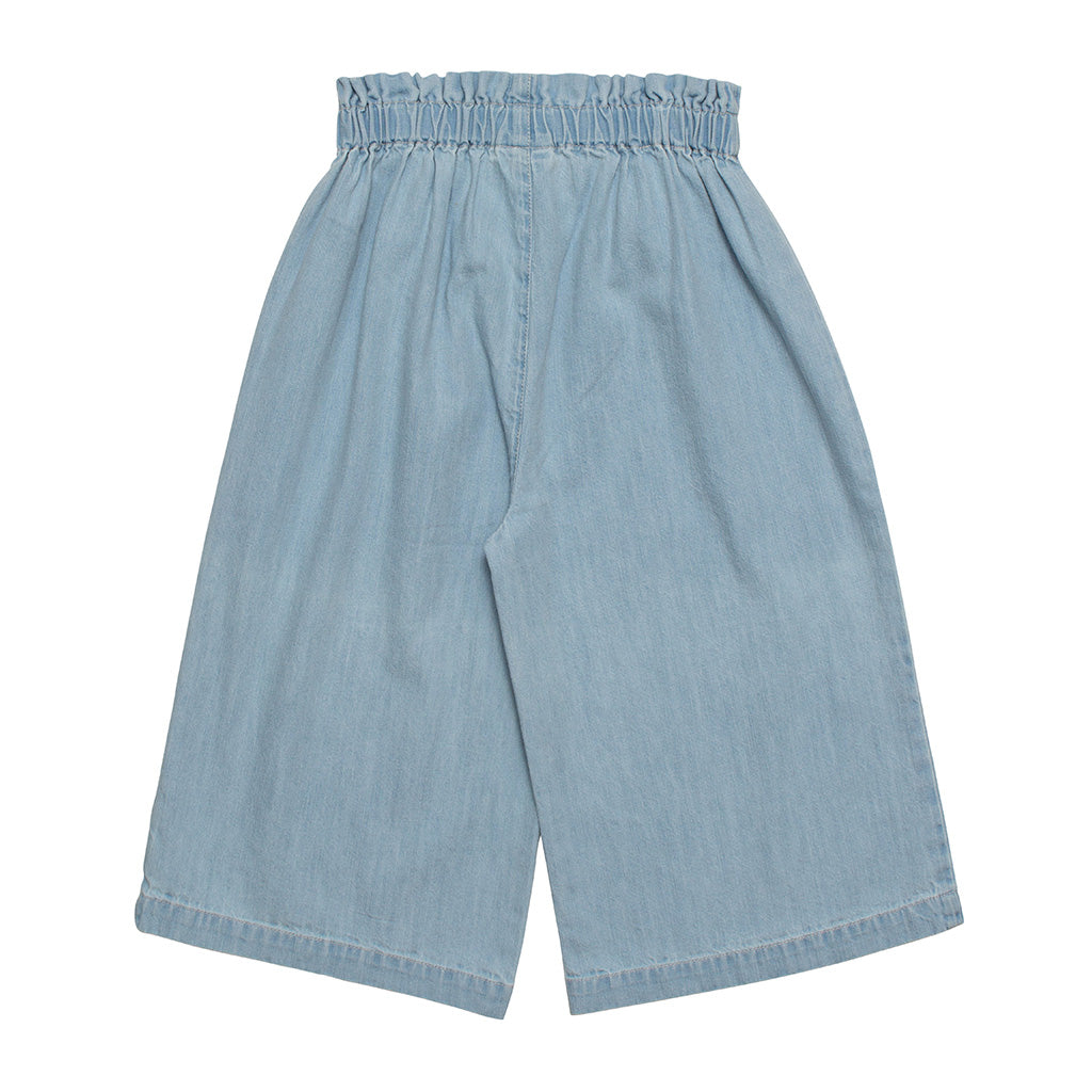 Culotte Pale Bleached Denim