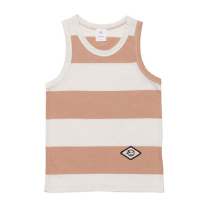 Vest Stripe Cloud Pink Earth
