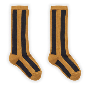 Socks Stripe Mustard